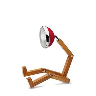 Lampe de table Mr. Wattson Flash Rouge