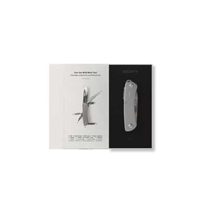 Into the Wild Society Paris Multitool Silver