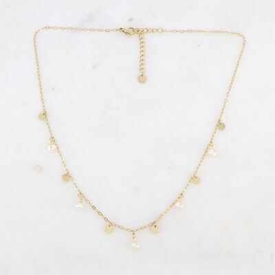 Minerva necklace - Gold Freshwater pearls