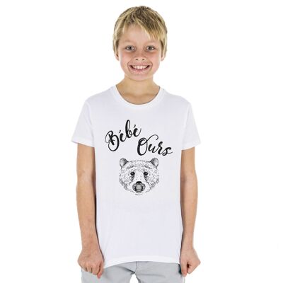 CAMISETA BOY BEAR BLANCO niño