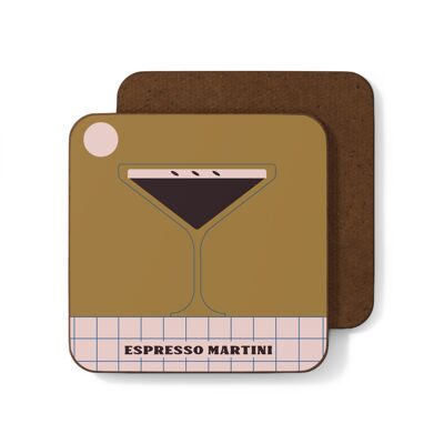 Dessous de verre à cocktail Espresso Martini