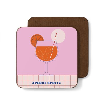 Aperol Spritz Cocktail Coaster