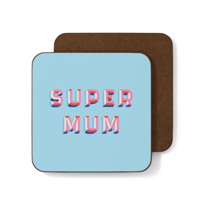 Super mamma sottobicchiere