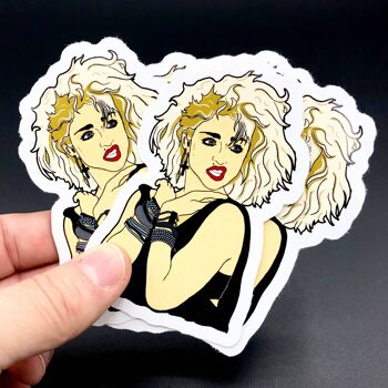 Style des années 1980 Madonna Sticker 2