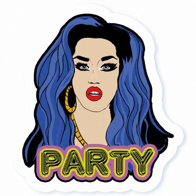 Adore Delano Party-Aufkleber, Vinyl-Aufkleber