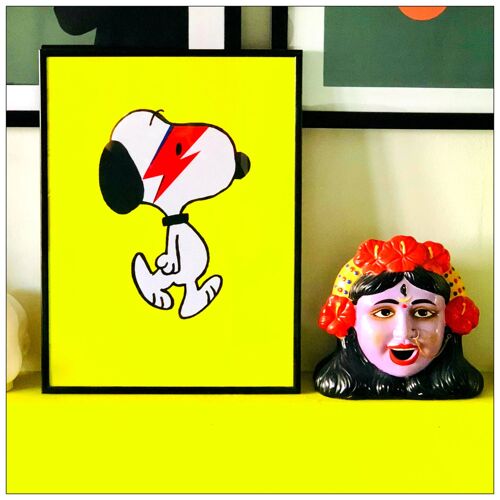 Beagle Flash Print Yellow