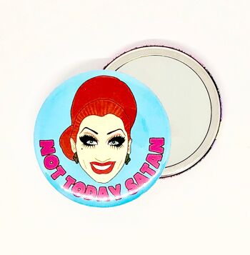 Bianca Del Rio Miroir de poche à main Not Today Satan