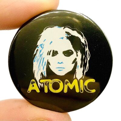 Blondie Atomic Punk Button Pin Badge (pack of 3)