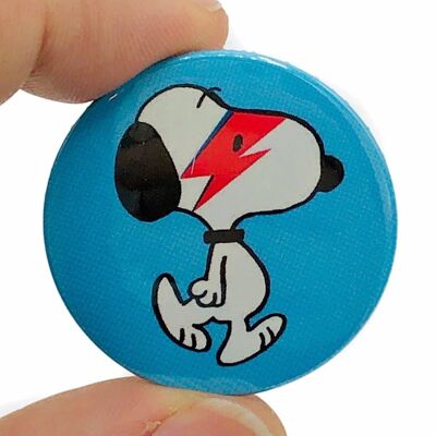 Bowie Beagle Flash Pin Badge (paquet de 3)