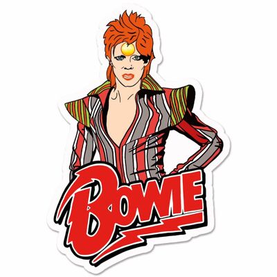 Bowie-Vinyl-Aufkleber (3er-Pack)