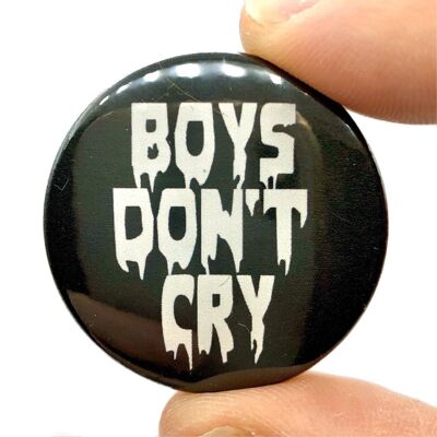 Insigne à épingle à bouton Boys Don't Cry (paquet de 3)
