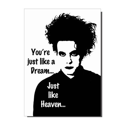 The Cure Your Just Like Heaven Greetings Card (pack of 6)