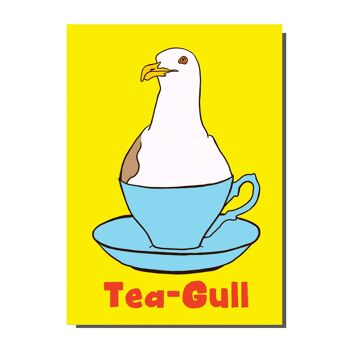 Tea-Gull La Mouette Carte de Voeux (lot de 6) 1