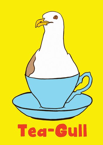 Tea-Gull La Mouette Carte de Voeux (lot de 6) 2