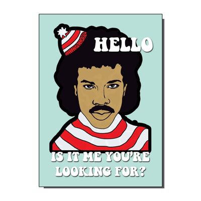 Lionel Richie Hello Greetings Card  (pack of 6)