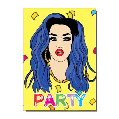 Tarjeta de felicitación de fiesta Adore Delano