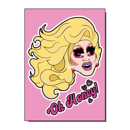 Trixie Oh Honey Greetings Card (pack of 6) (Copy)