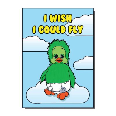 I Wish I Could Fly Greetings Card (pack of 6)