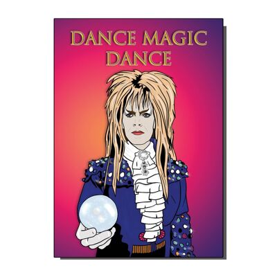 Tarjeta de felicitación Bowie Dance Magic Dance (paquete de 6)
