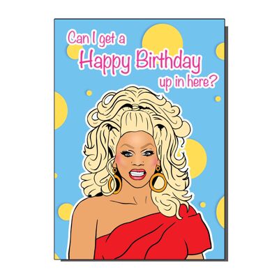 RuPaul Drag RaceCan I Get A Happy Birthday Card (paquete de 6)