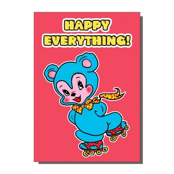 Carte de voeux Happy Everything (paquet de 6)