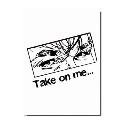 Tarjeta Take On Me (paquete de 6)