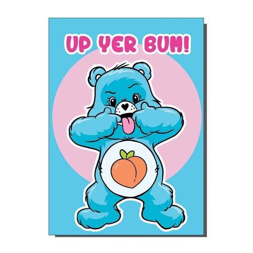Up Yer Bum Greetings Card (pack of 6)