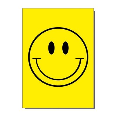Smiley-Grußkarte (6er-Pack)