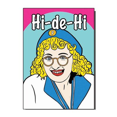 Hi-De-Hi Greetings Card (pack of 6)