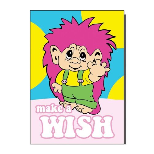 Make A Wish Lucky Troll Card  (pack of 6)