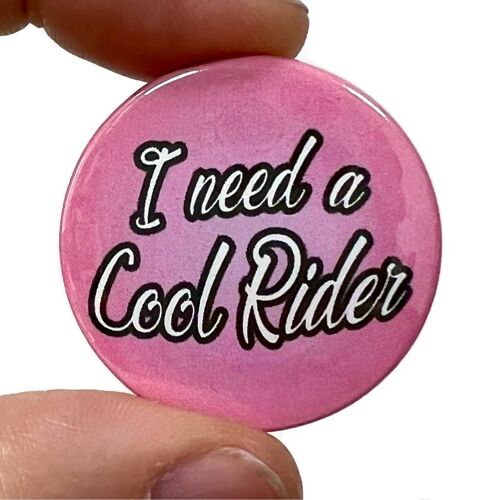 Cool Rider Grease 2 Film Inspired Button Pin Badge