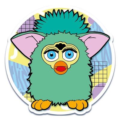 Cute Furby Toy Inspired Vinyl Sticker (pack of 3)