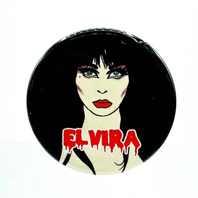 Distintivo spilla bottone Elvira (confezione da 3)