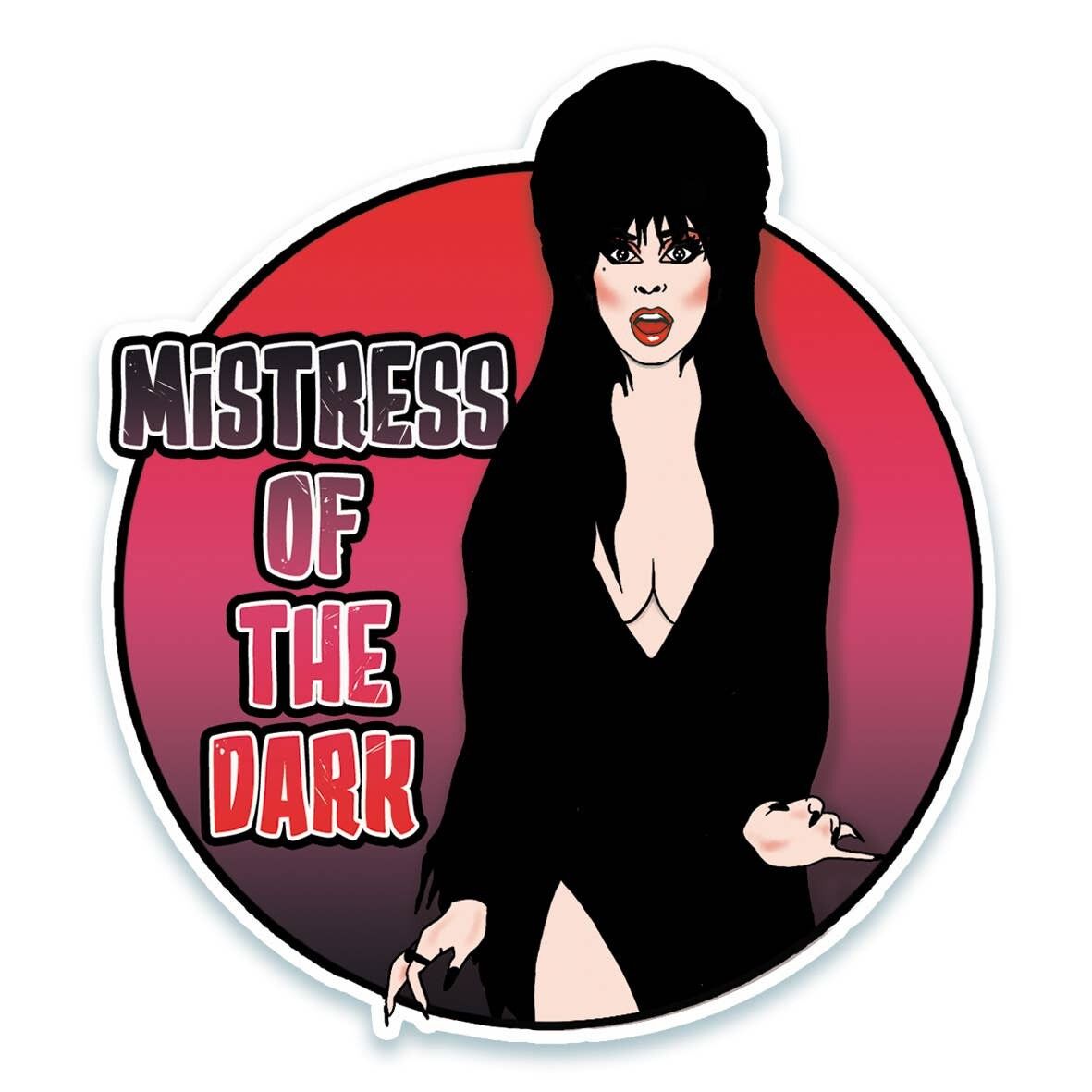 Adesivo in vinile ispirato al film Elvira Mistress Of The Night