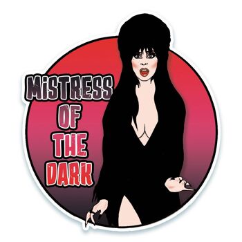 Autocollant en vinyle inspiré du film Elvira Mistress Of The Night