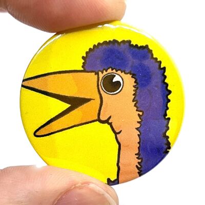 Emu Button Pin Badge (pack of 3)