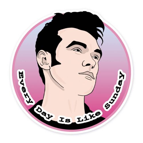 Every Day Is Like Sunday Morrissey Inspired Vinyl Sticker