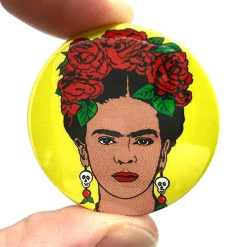 Frida Kahlo Button Pin Badge (pack of 3)
