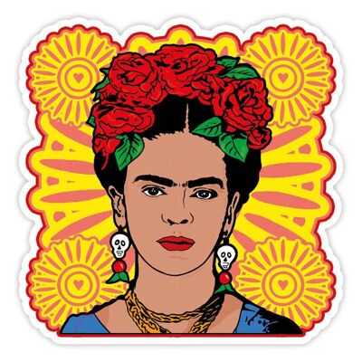 Frida Kahlo Vinyl-Aufkleber (3er-Pack)