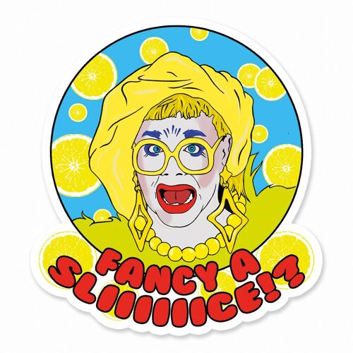 Ginny Lemon Drag Queen Inspired Sticker (pack of 3)