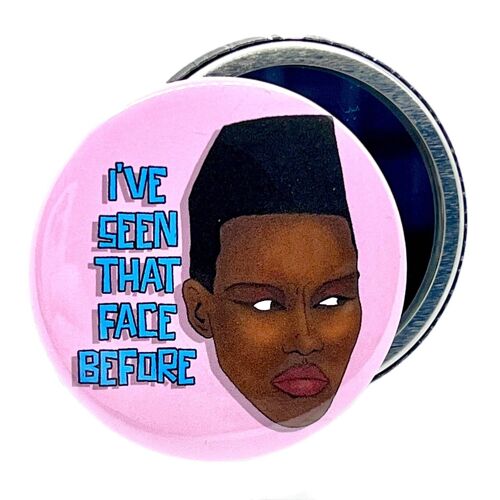 Grace Jones I've Seen That Face Before Pocket Mirror