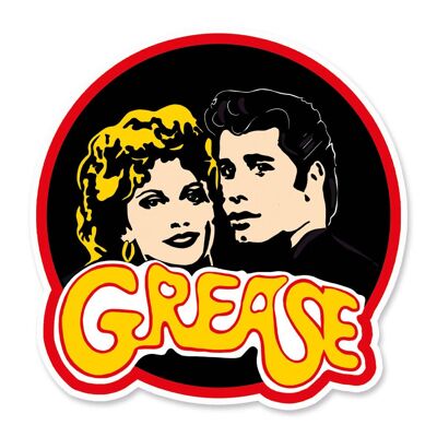 Grease-Vinyl-Aufkleber (3er-Pack)