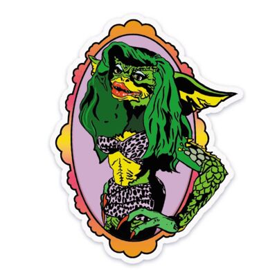 Greta Gremlins Inspired Vinyl Sticker