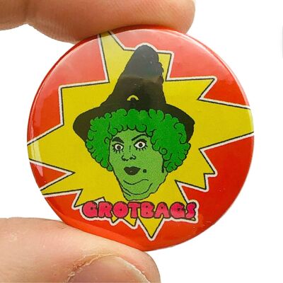 Grotbags Button Pin Badge (pack of 3)