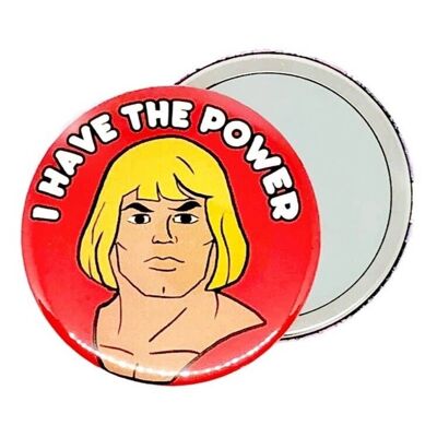 He-man I Have The Power Hand Espejo de bolsillo