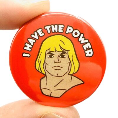 I Am The Power Pin Badge (pack of 3)