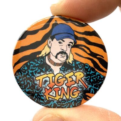 Insigne à épingle Joe Exotic Tiger King Button (paquet de 3)