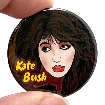 Badge à épingle Kate Bush Wow Button (paquet de 3)
