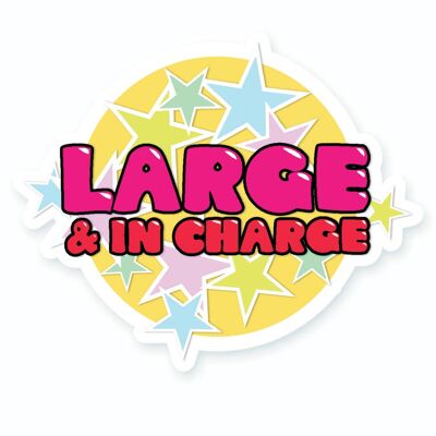 Latrice Large & In Charge Drag Queen Vinyl-Aufkleber