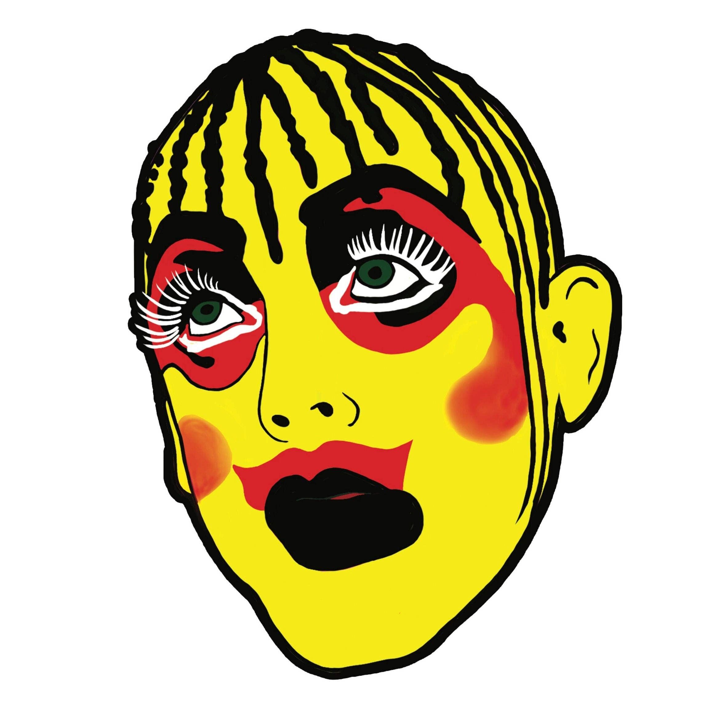 Adesivo in vinile Leigh Bowery (confezione da 3)